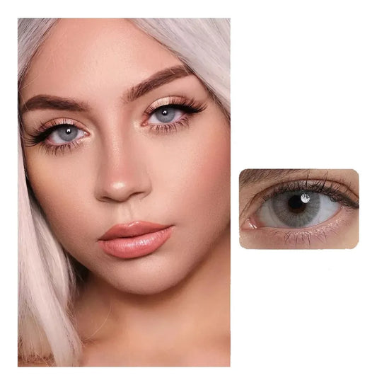 Borderless Icy Grey Contact Lenses