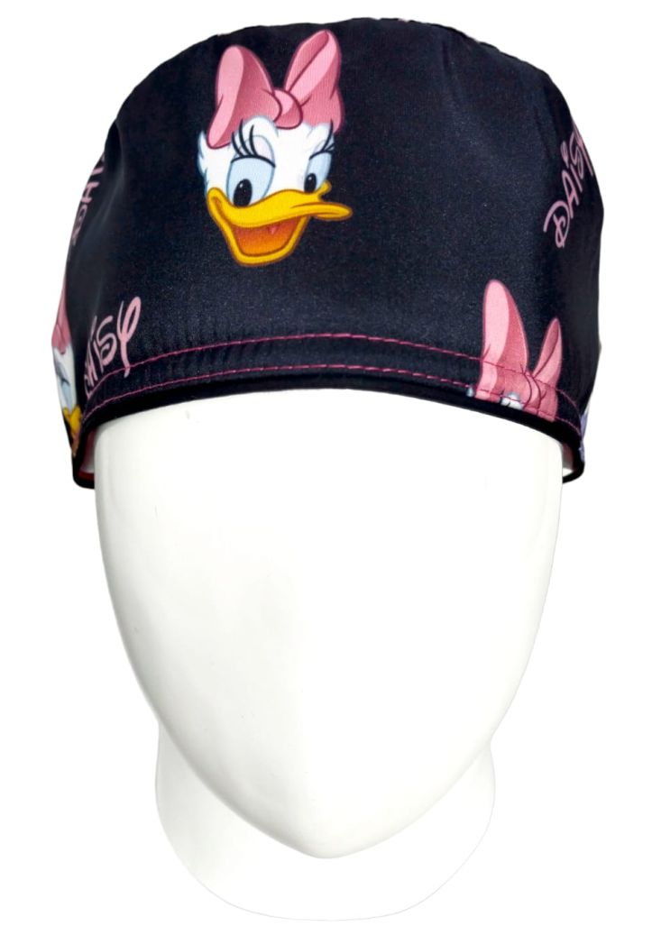 Gorro Quirúrgico Mujer y Portacarnet Pata Daisy - gorro antifluido para mujer Doctools - foto 3