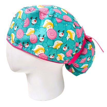 Gorro Quirúrgico Mujer y Portacarnet Deseosito Bears - gorro antifluido para mujer Doctools - foto 1