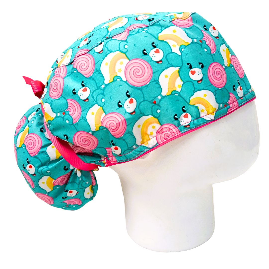 Gorro Quirúrgico Mujer y Portacarnet Deseosito Bears - gorro antifluido para mujer Doctools - foto 2