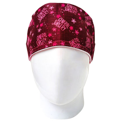 Gorro Quirúrgico Mujer y Portacarnet Cirugía General Fucsia - gorro antifluido para mujer Doctools - foto 3