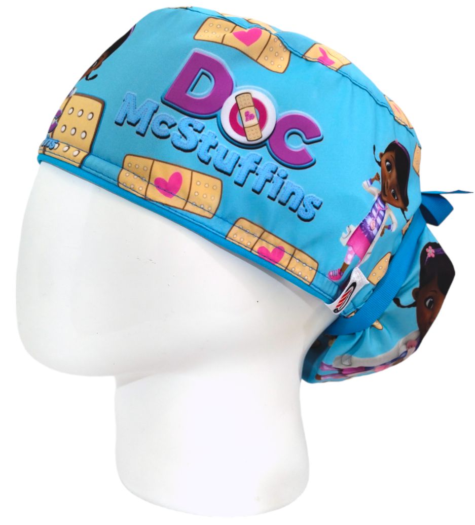 Gorro Quirúrgico Mujer y Portacarnet Doc Azul - gorro antifluido para mujer Doctools - foto 1