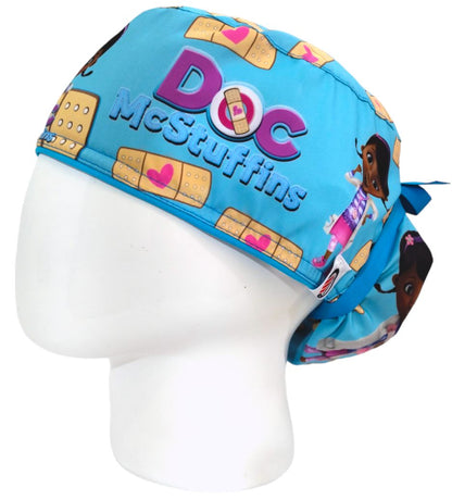 Gorro Quirúrgico Mujer y Portacarnet Doc Azul - gorro antifluido para mujer Doctools - foto 1