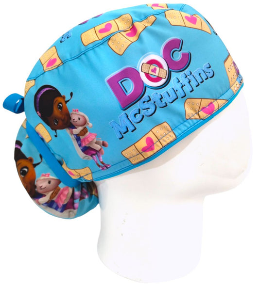 Gorro Quirúrgico Mujer y Portacarnet Doc Azul - gorro antifluido para mujer Doctools - foto 2