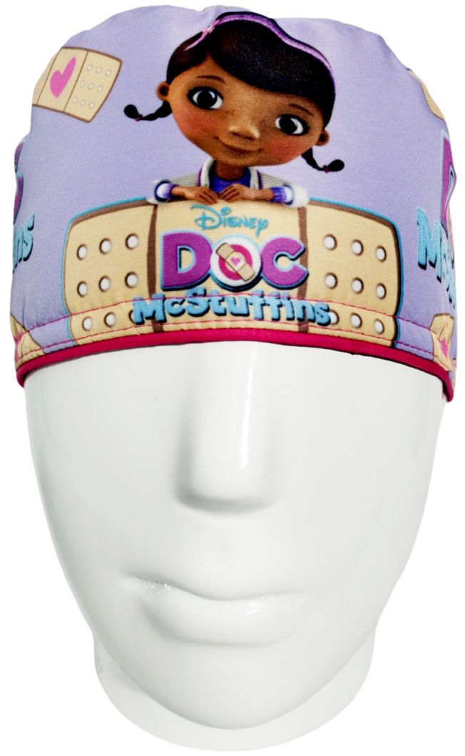 Gorro Quirúrgico Mujer y Portacarnet Doc Lila - gorro antifluido para mujer Doctools - foto 3