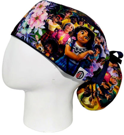 Gorro Quirúrgico Mujer y Portacarnet Encanto - gorro antifluido para mujer Doctools - foto 1