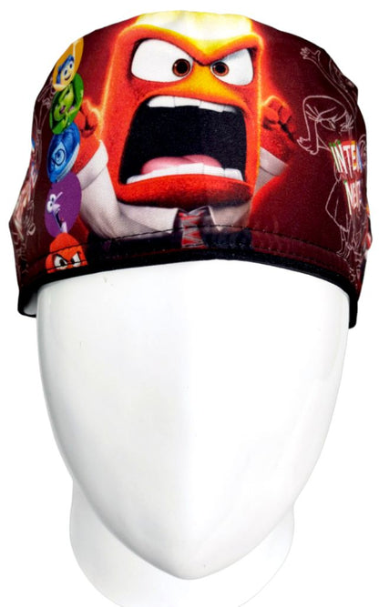 Gorro Quirúrgico Mujer y Portacarnet Enojo Intensamente - gorro antifluido para mujer Doctools - foto 3
