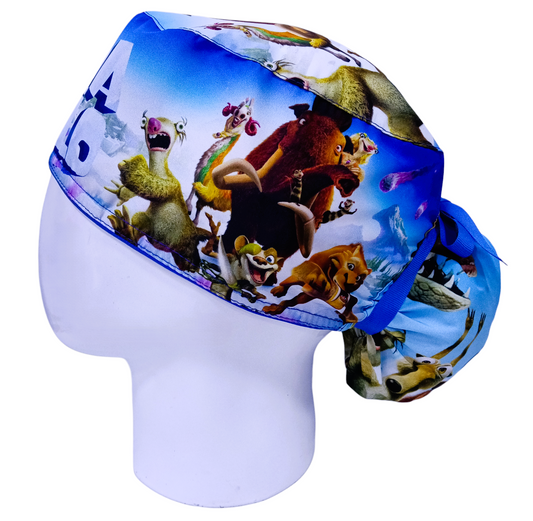 Gorro Quirúrgico Mujer y Portacarnet La Era de Hielo - gorro antifluido para mujer Doctools - foto 1