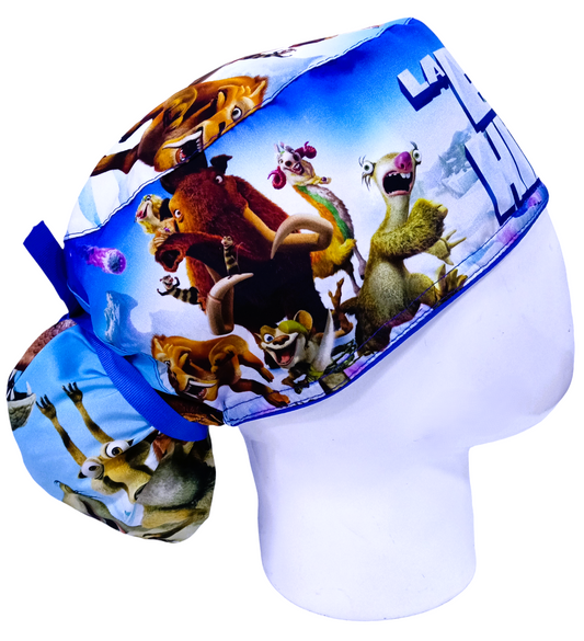 Gorro Quirúrgico Mujer y Portacarnet La Era de Hielo - gorro antifluido para mujer Doctools - foto 2