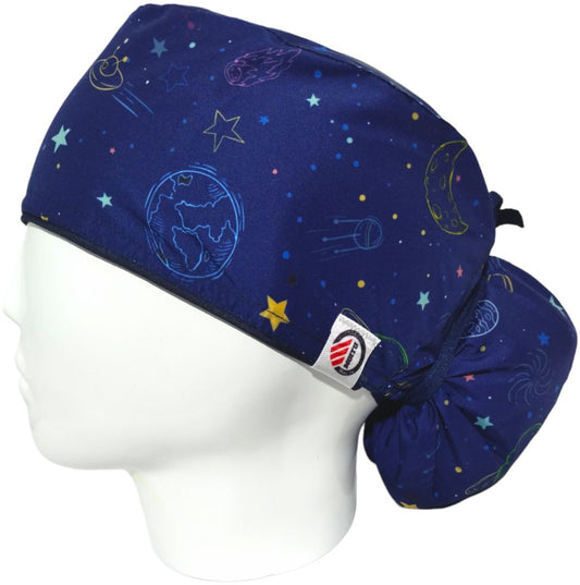 Gorro Quirúrgico Mujer y Portacarnet Espacial - gorro antifluido para mujer Doctools - foto 1