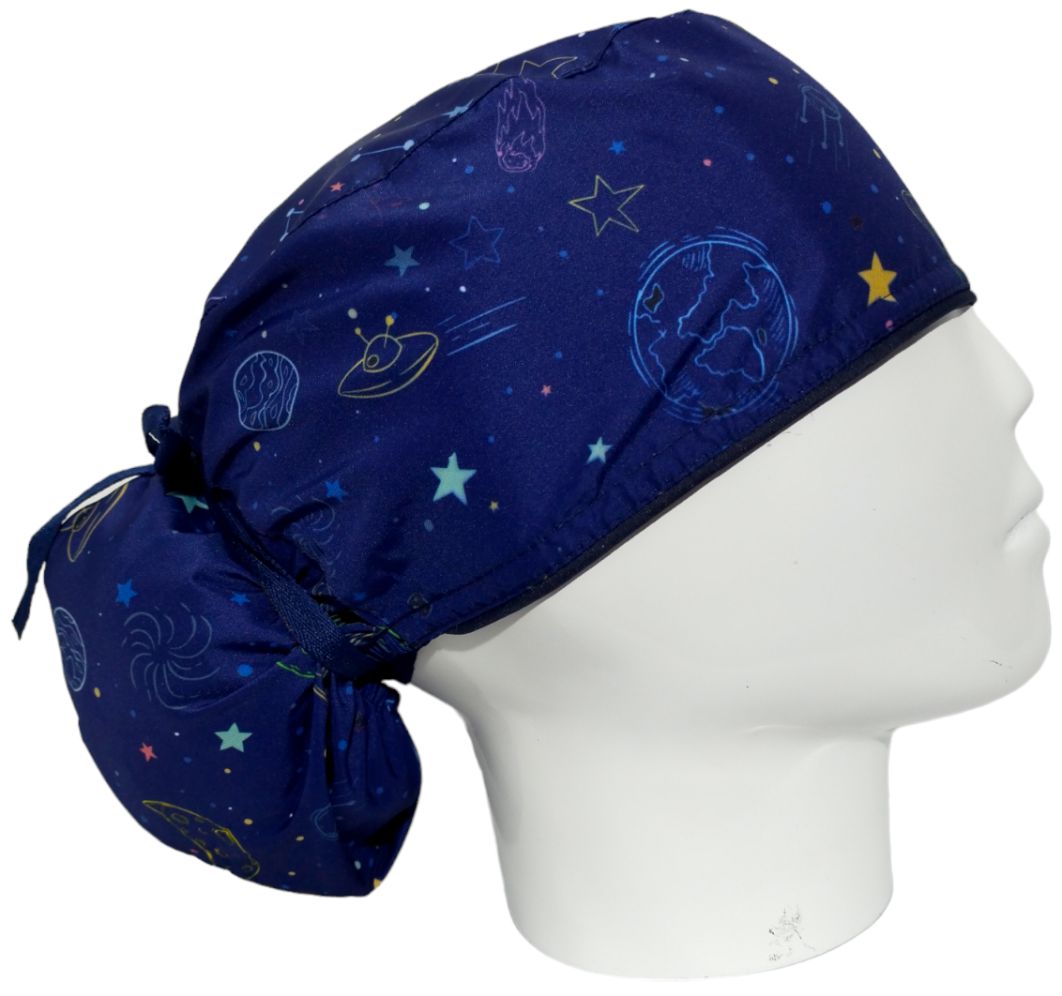 Gorro Quirúrgico Mujer y Portacarnet Espacial - gorro antifluido para mujer Doctools - foto 2