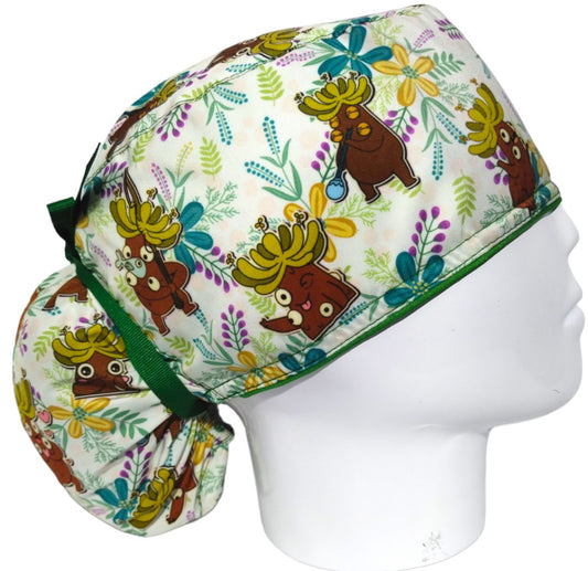 Gorro Quirúrgico Mujer y Portacarnet Frailejón - gorro antifluido para mujer Doctools - foto 2