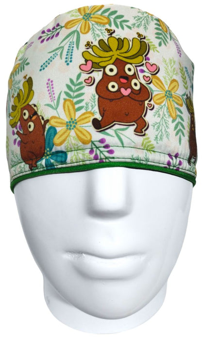 Gorro Quirúrgico Mujer y Portacarnet Frailejón - gorro antifluido para mujer Doctools - foto 3
