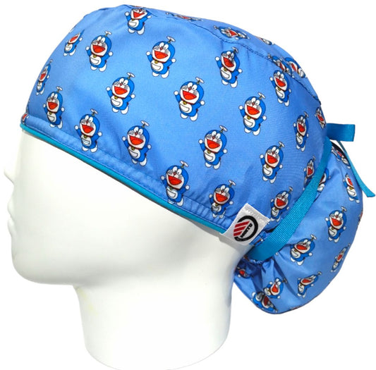 Gorro Quirúrgico Mujer y Portacarnet Gato Cósmico - gorro antifluido para mujer Doctools - foto 1