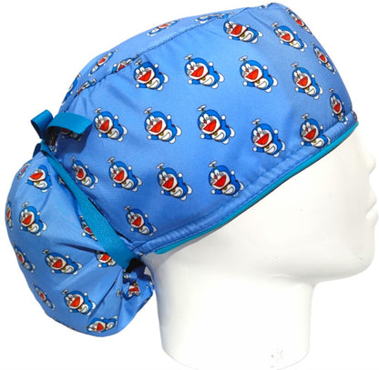 Gorro Quirúrgico Mujer y Portacarnet Gato Cósmico - gorro antifluido para mujer Doctools - foto 2