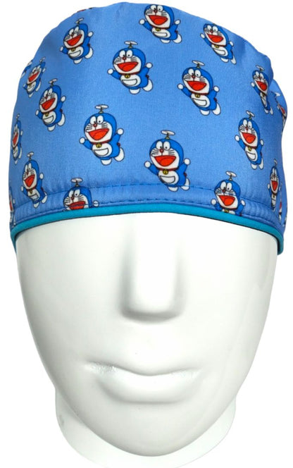 Gorro Quirúrgico Mujer y Portacarnet Gato Cósmico - gorro antifluido para mujer Doctools - foto 3