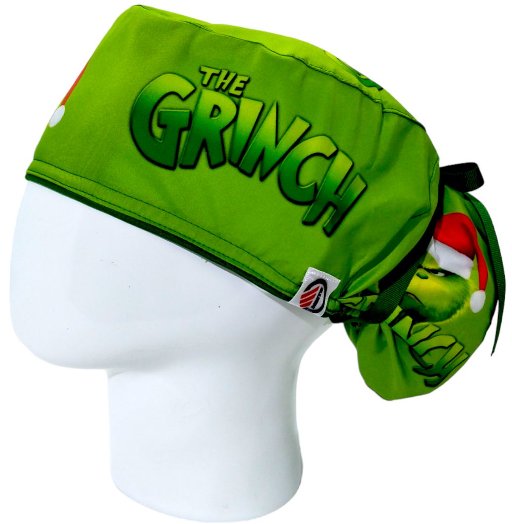 Gorro Quirúrgico Mujer y Portacarnet Grinch La Película - gorro antifluido para mujer Doctools - foto 1
