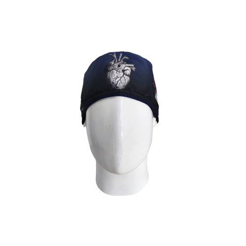 Gorro Quirúrgico Hombre Hemodinamia ECG Azul