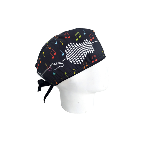 Gorro Quirúrgico Hombre Ritmo Cardíaco Musical