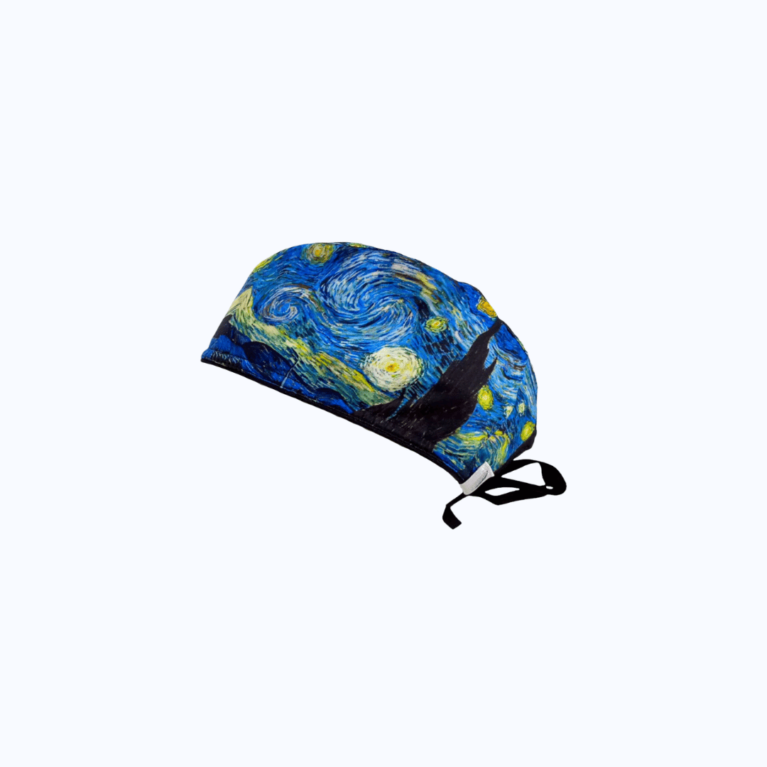 Gorro Quirúrgico Hombre La Noche Estrellada