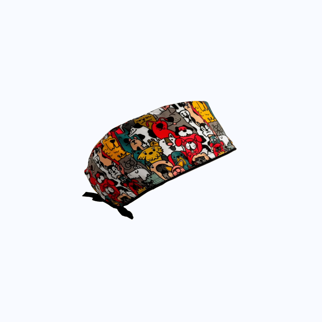 Gorro Quirúrgico Hombre Dog Lovers Doodle