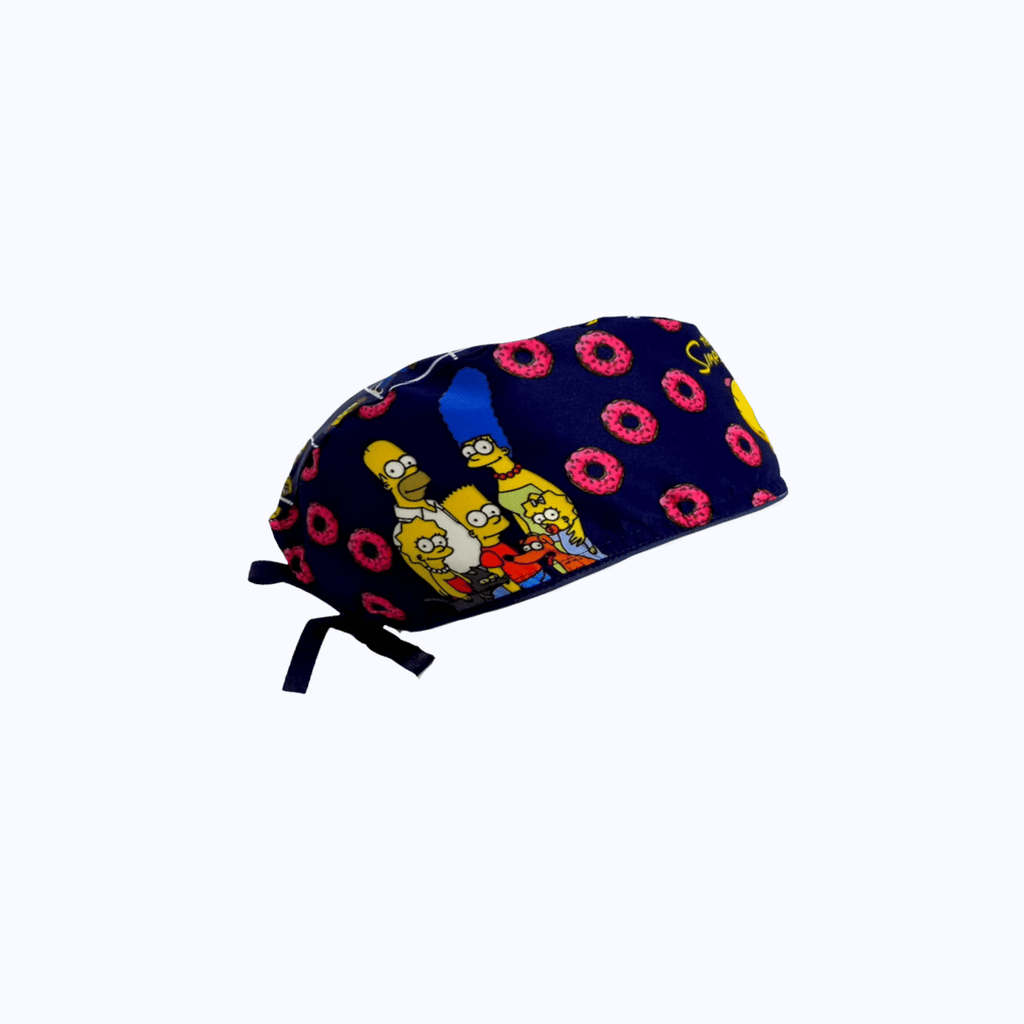 Gorro Quirúrgico Hombre Homero Pensativo y Donas