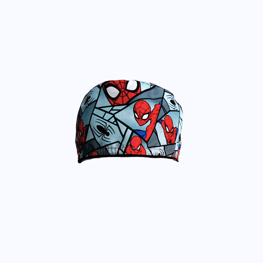 Gorro Quirúrgico Hombre Spider-Man Cómic Viñetas Marvel Ajustable