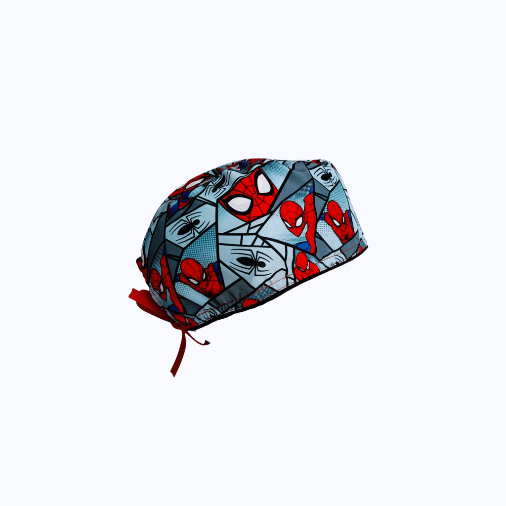 Gorro Quirúrgico Hombre Spider-Man Cómic Viñetas Marvel Ajustable