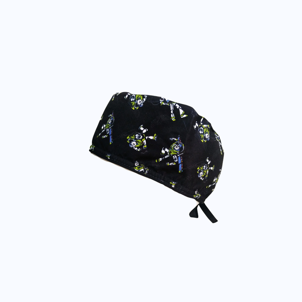 Gorro Quirúrgico Hombre Buzz Lightyear Toy Story Negro
