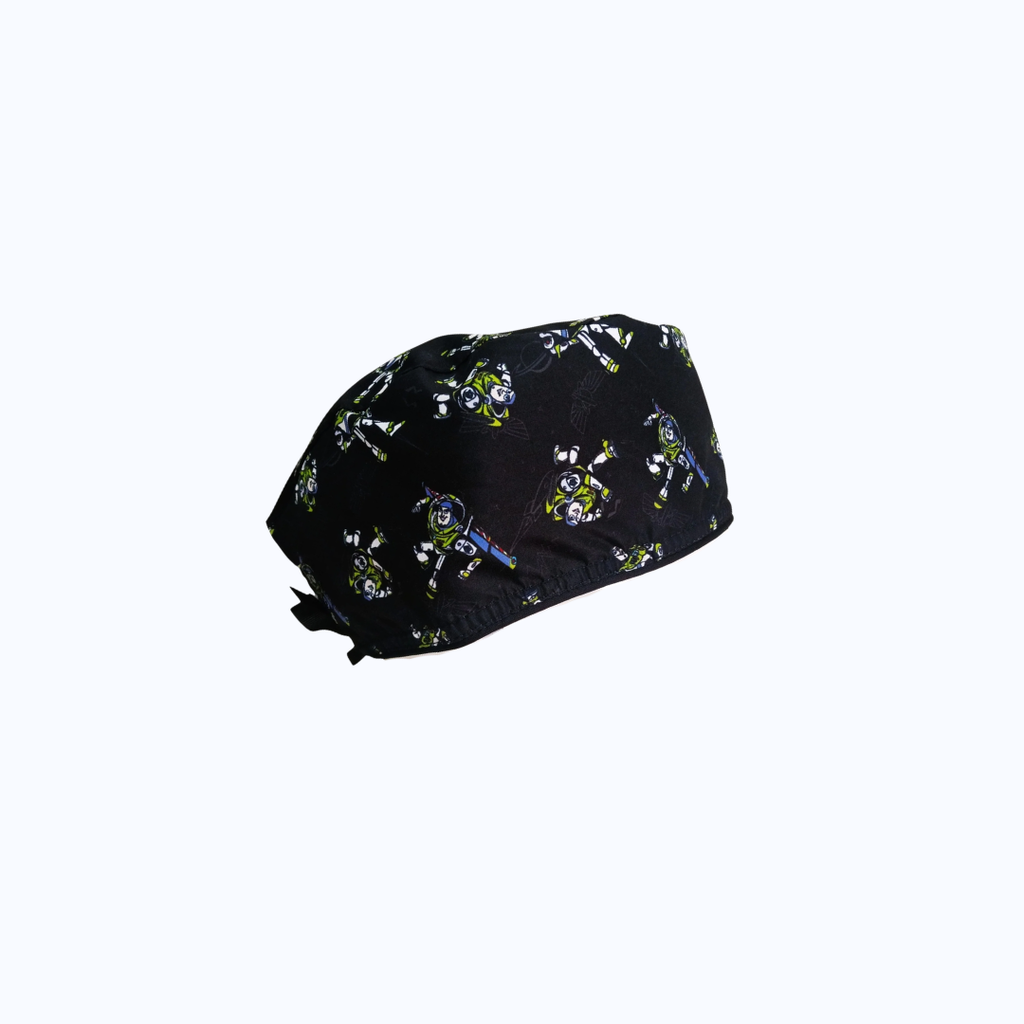 Gorro Quirúrgico Hombre Buzz Lightyear Toy Story Negro