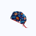 Gorro Quirúrgico Hombre Cómic Onomatopeyas Pop Art Azul