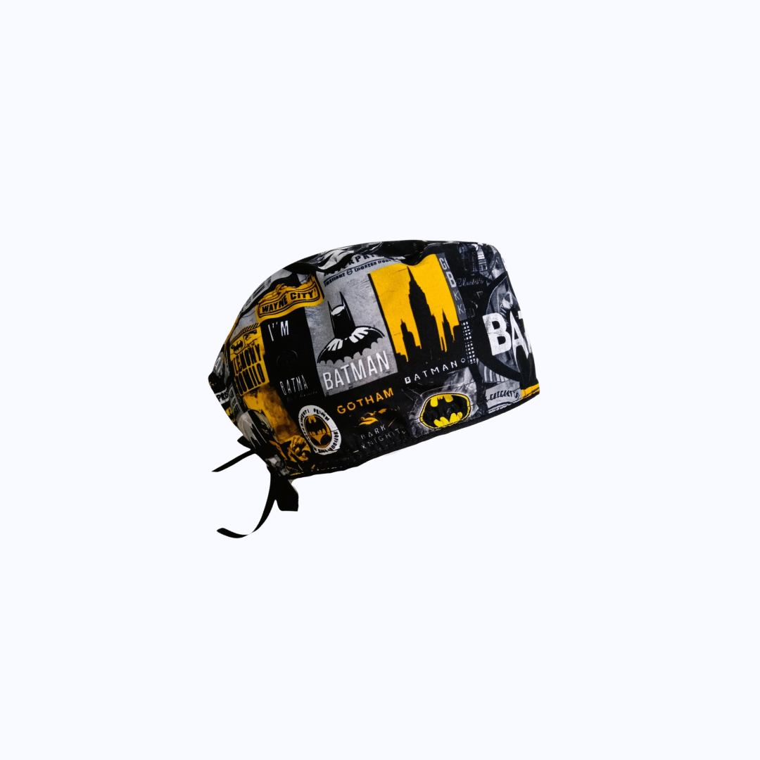 Gorro Quirúrgico Hombre Batman Dark Knight Collage
