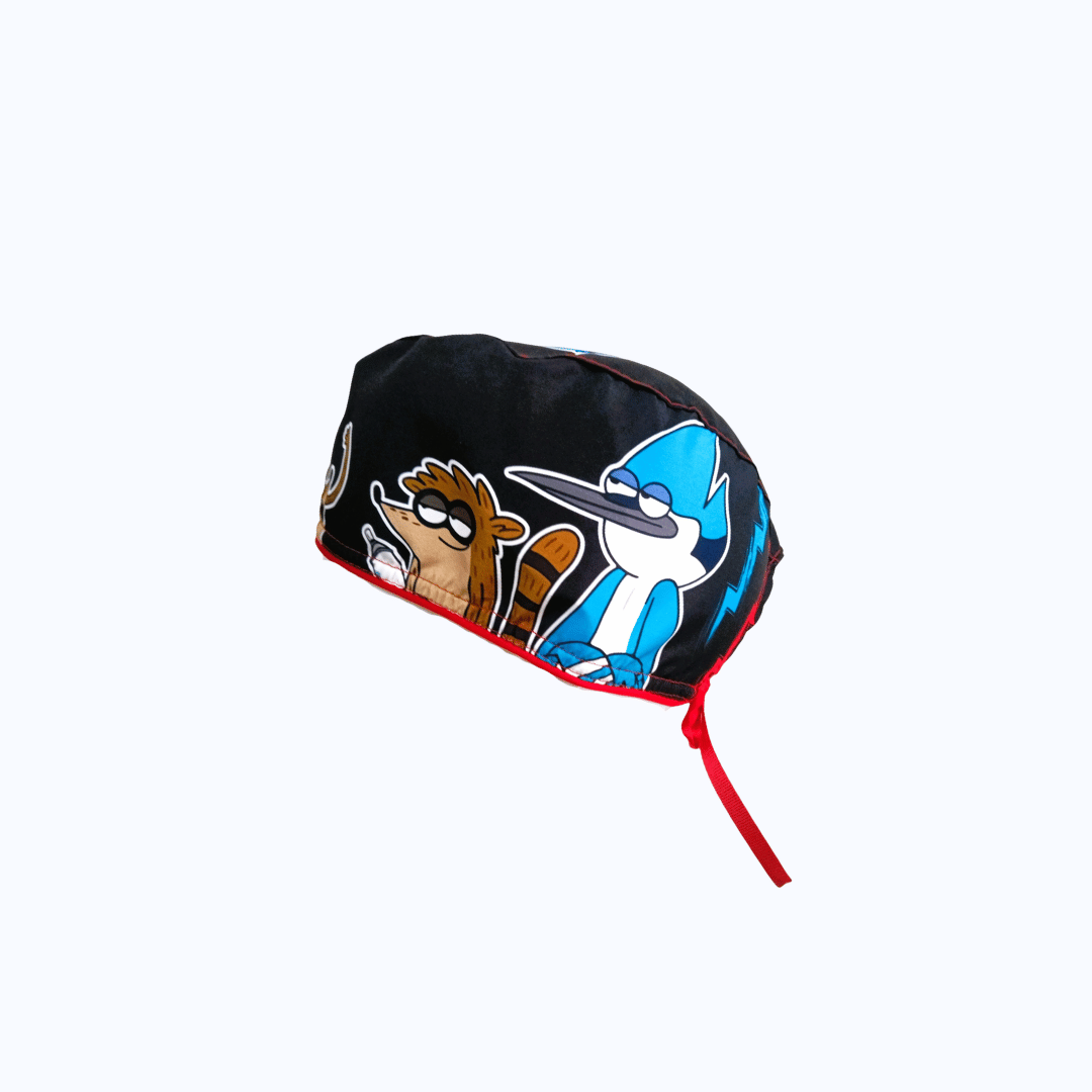 Gorro Quirúrgico Hombre Un Show Más Mordecai y Rigby