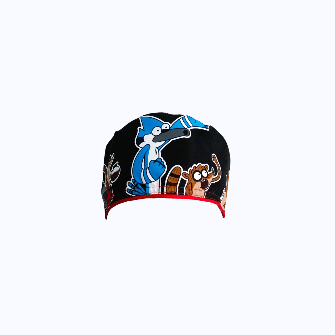 Gorro Quirúrgico Hombre Un Show Más Mordecai y Rigby