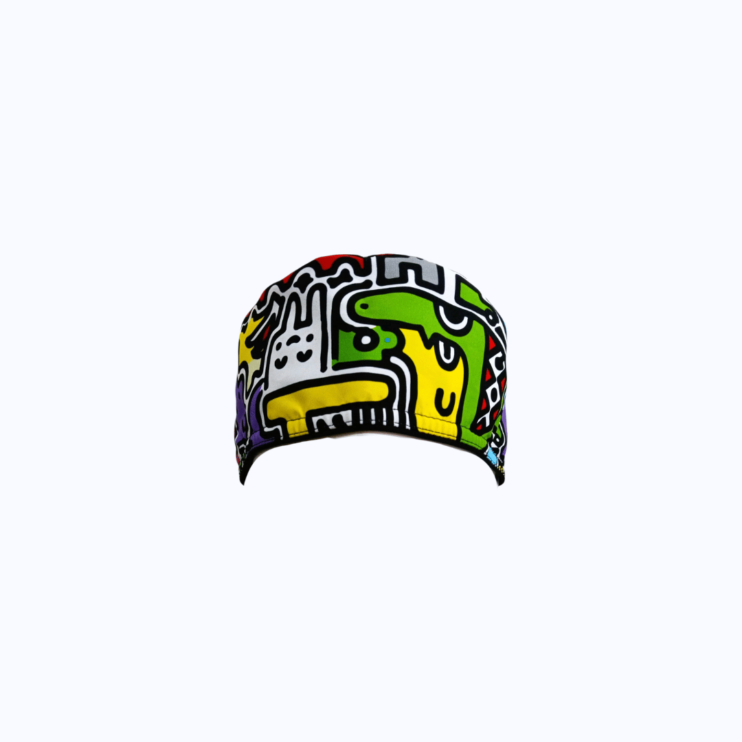 Gorro Quirúrgico Hombre Doodle Art Monstruos Urbanos Multicolor