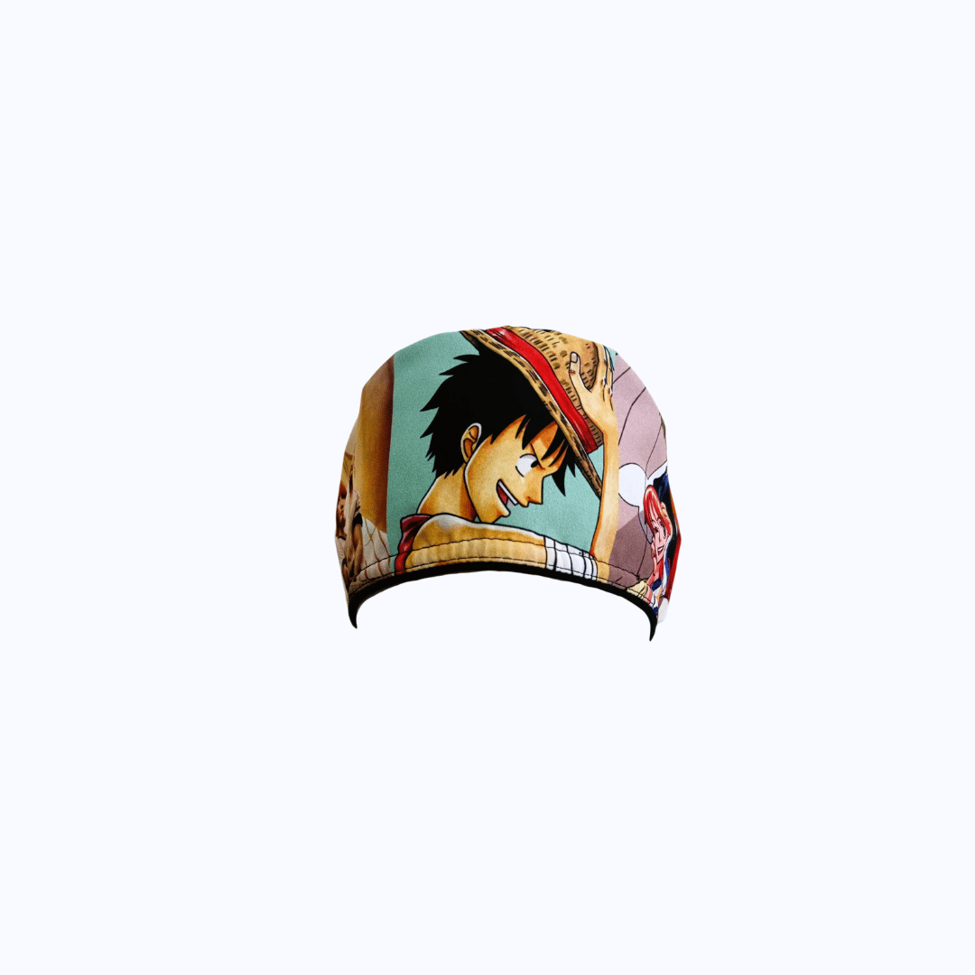 Gorro Quirúrgico Hombre One Piece Luffy y Tripulación Sombrero de Paja