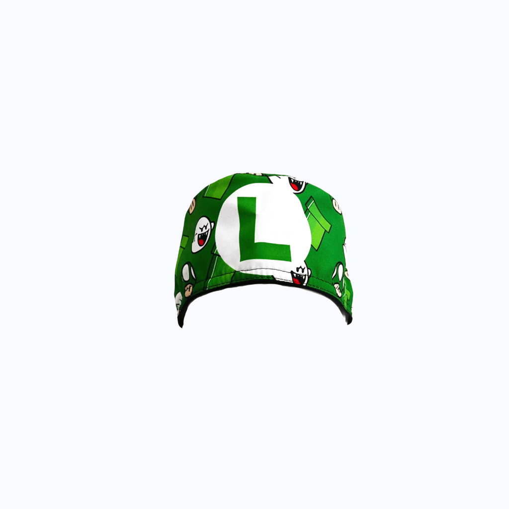 Gorro Quirúrgico Hombre Super Mario Luigi Boo y Hongos