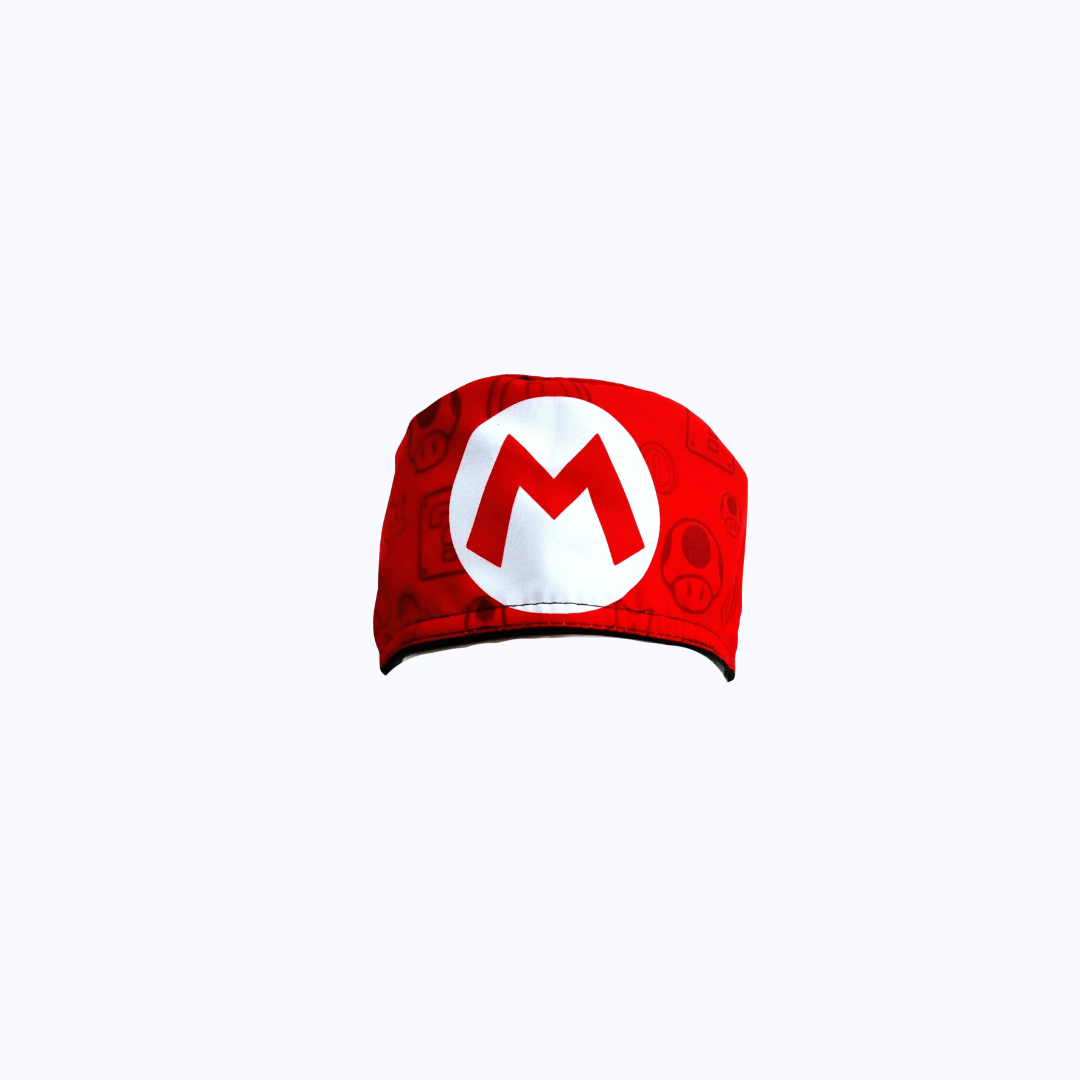 Gorro Quirúrgico Hombre Super Mario Bros Logo Emblema