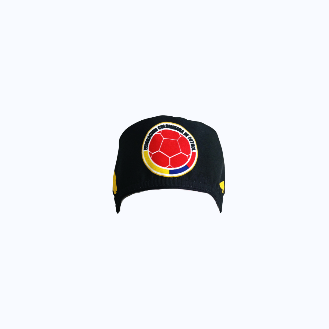 Gorro Quirúrgico Hombre Selección Colombia Fútbol Escudo Negro (Copia)