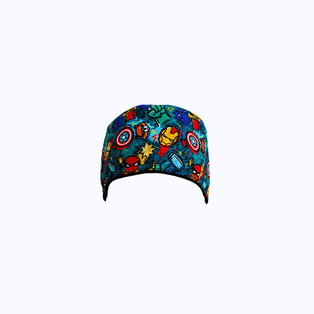 Gorro Quirúrgico Hombre Superhéroes Vengadores Azul Petróleo
