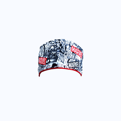 Gorro Quirúrgico Hombre Marvel Cómics Vintage Blanco y Negro