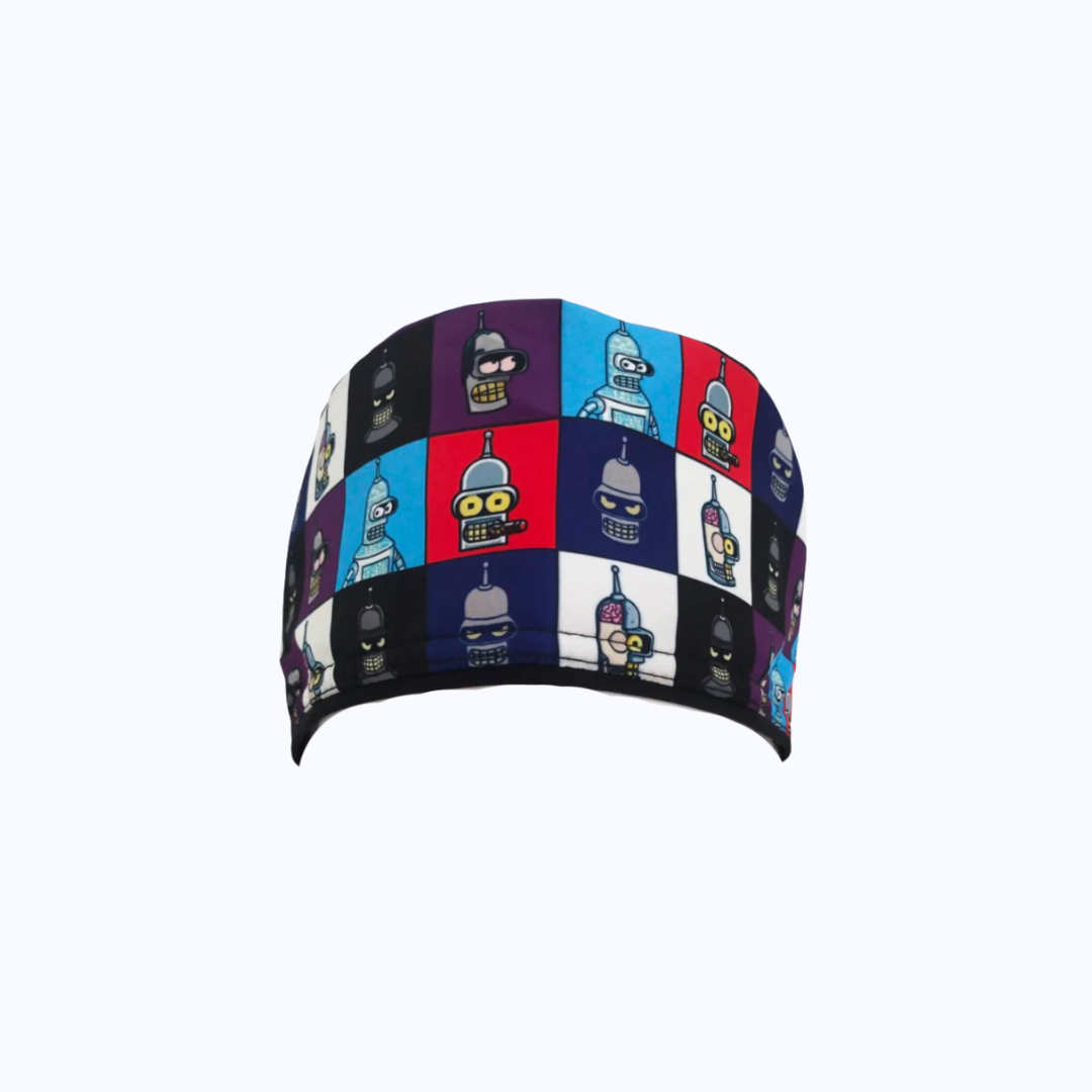 Gorro Quirúrgico Hombre y Portacarnet Futurama Bender