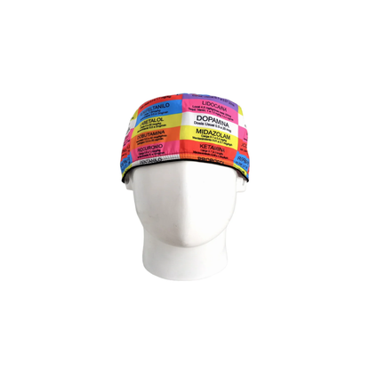 Men's Anesthesia Multicolored Surgical Cap