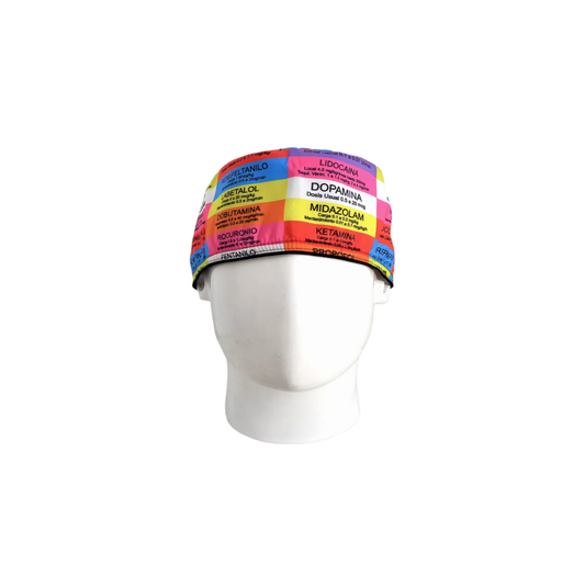 Men's Anesthesia Multicolored Surgical Cap