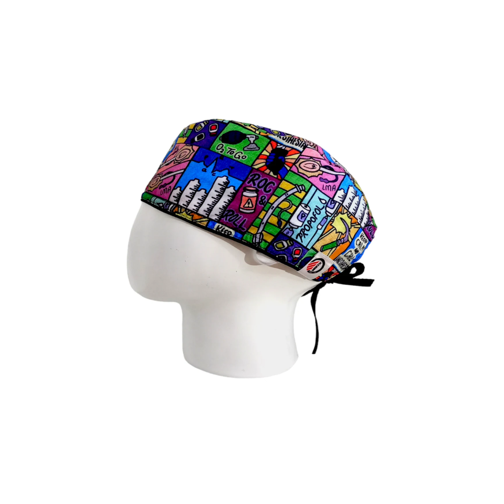 Gorro Quirúrgico Hombre Anesthesia Pop