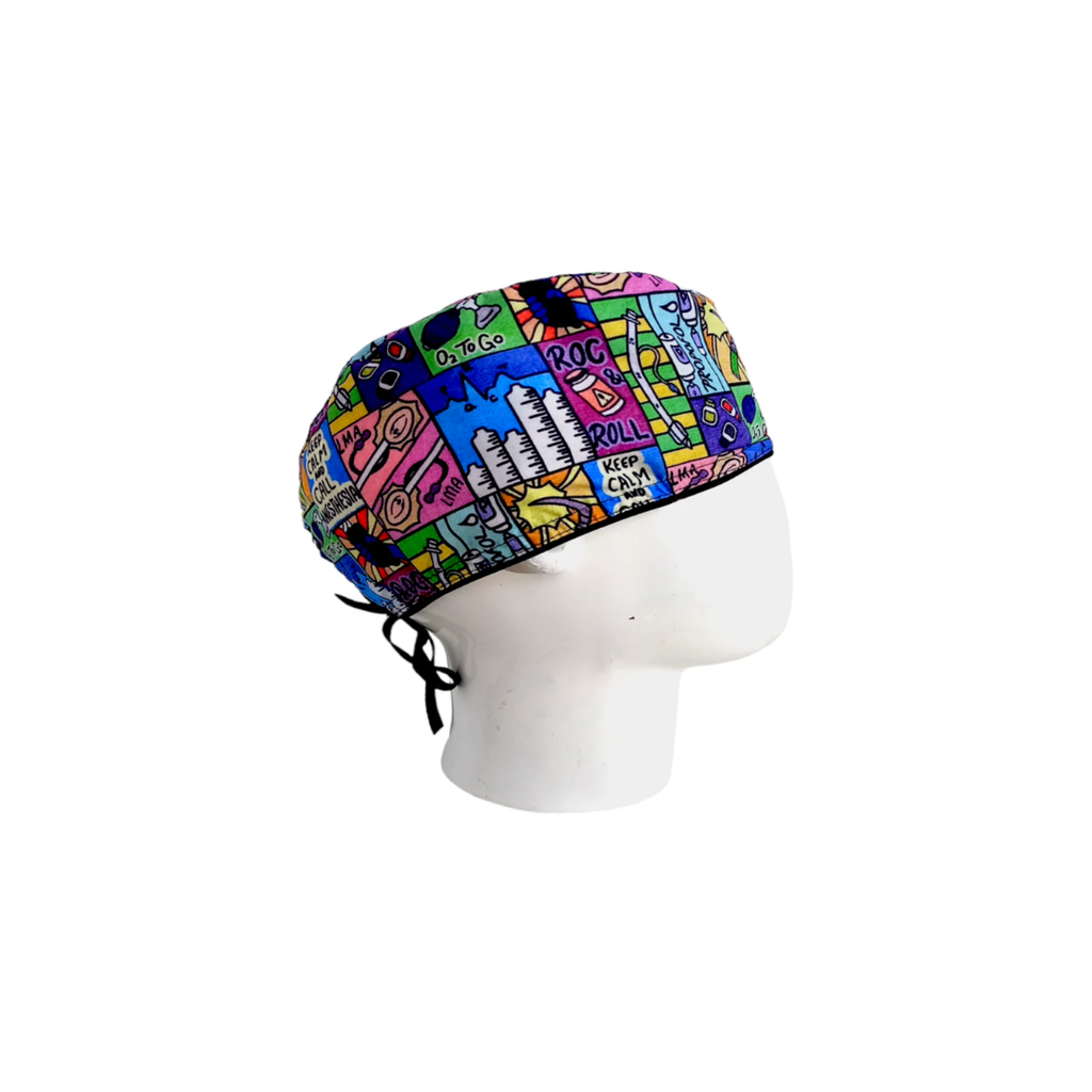 Gorro Quirúrgico Hombre Anesthesia Pop