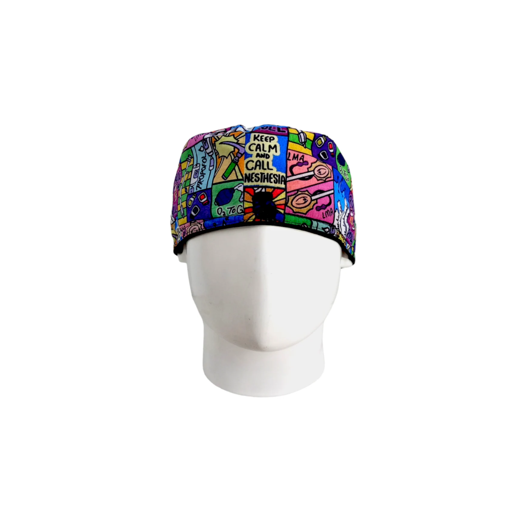 Gorro Quirúrgico Hombre Anesthesia Pop