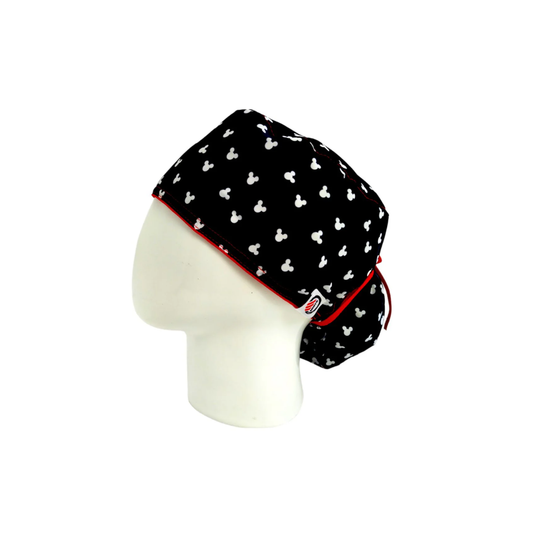 Surgical Scrub Cap for Women Midnight Mouse