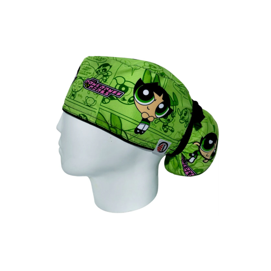 Surgical Scrub Cap for Women - Powerpuff Girls Acorn