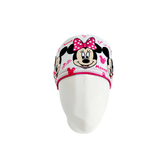 Minnie White Women's Surgical Scrub Cap